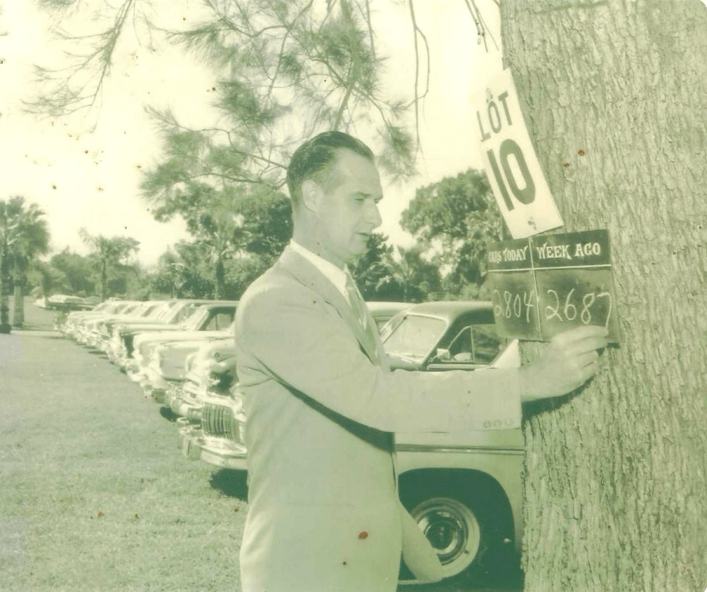 Volunteers counted cars every Sunday, lot-by-lot and compared the count to the previous week.